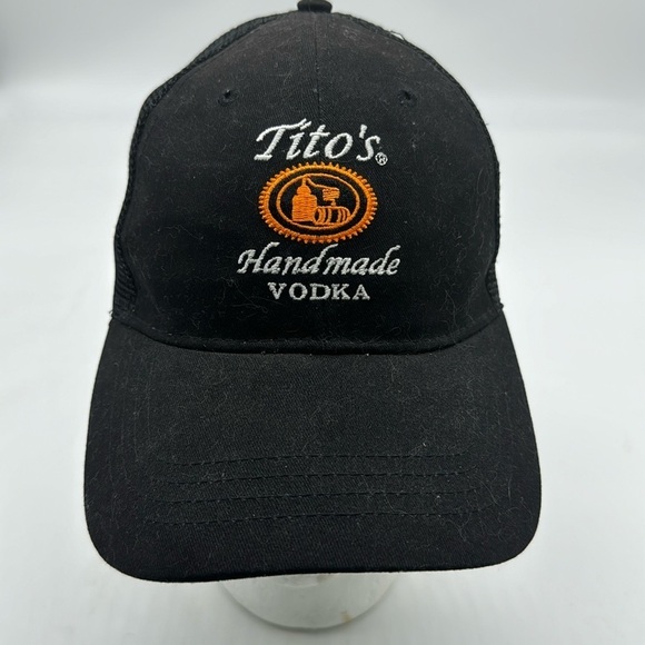 Titos Accessories - Tito's Vodka Black Trucker Hat Adjustable HT7617F